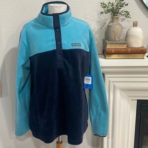 NWT‎ Columbia fleece half button